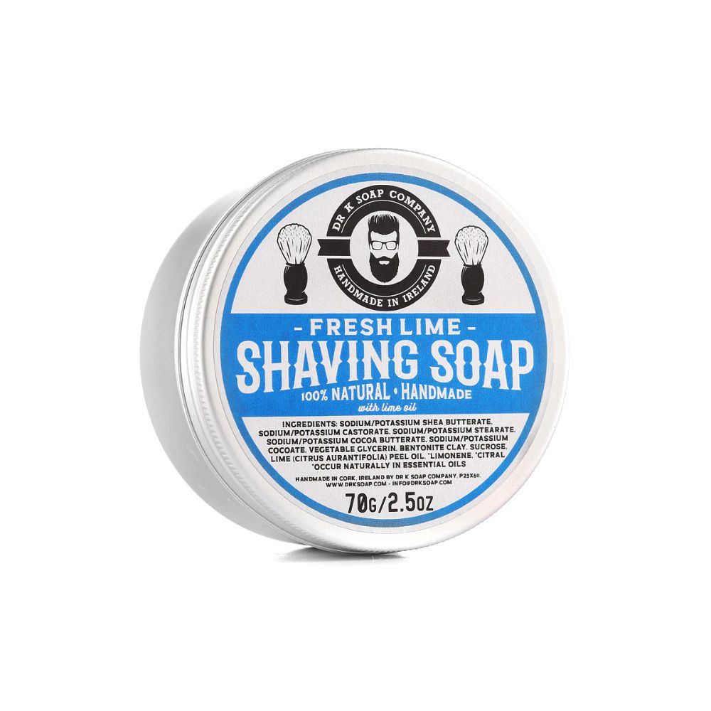 Dr K Soap Company Shaving Soap Fresh Lime 70 g - Rasierseife