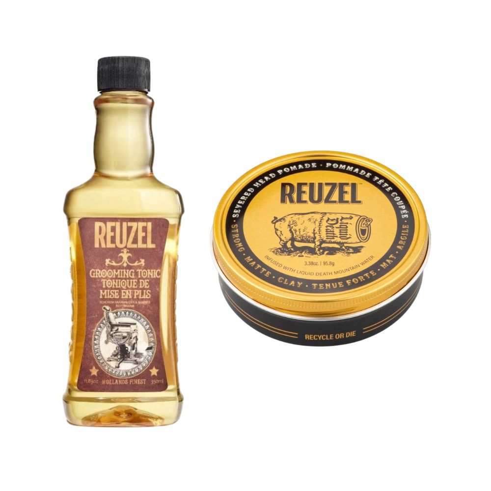 Reuzel Haarstyling Set - Pomade & Grooming Tonic