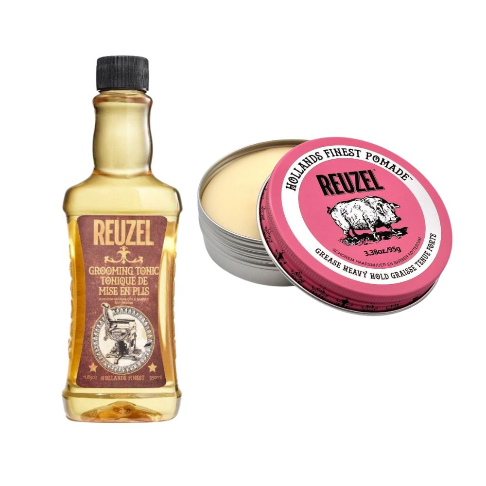 Reuzel Haarstyling Set - Pomade & Grooming Tonic