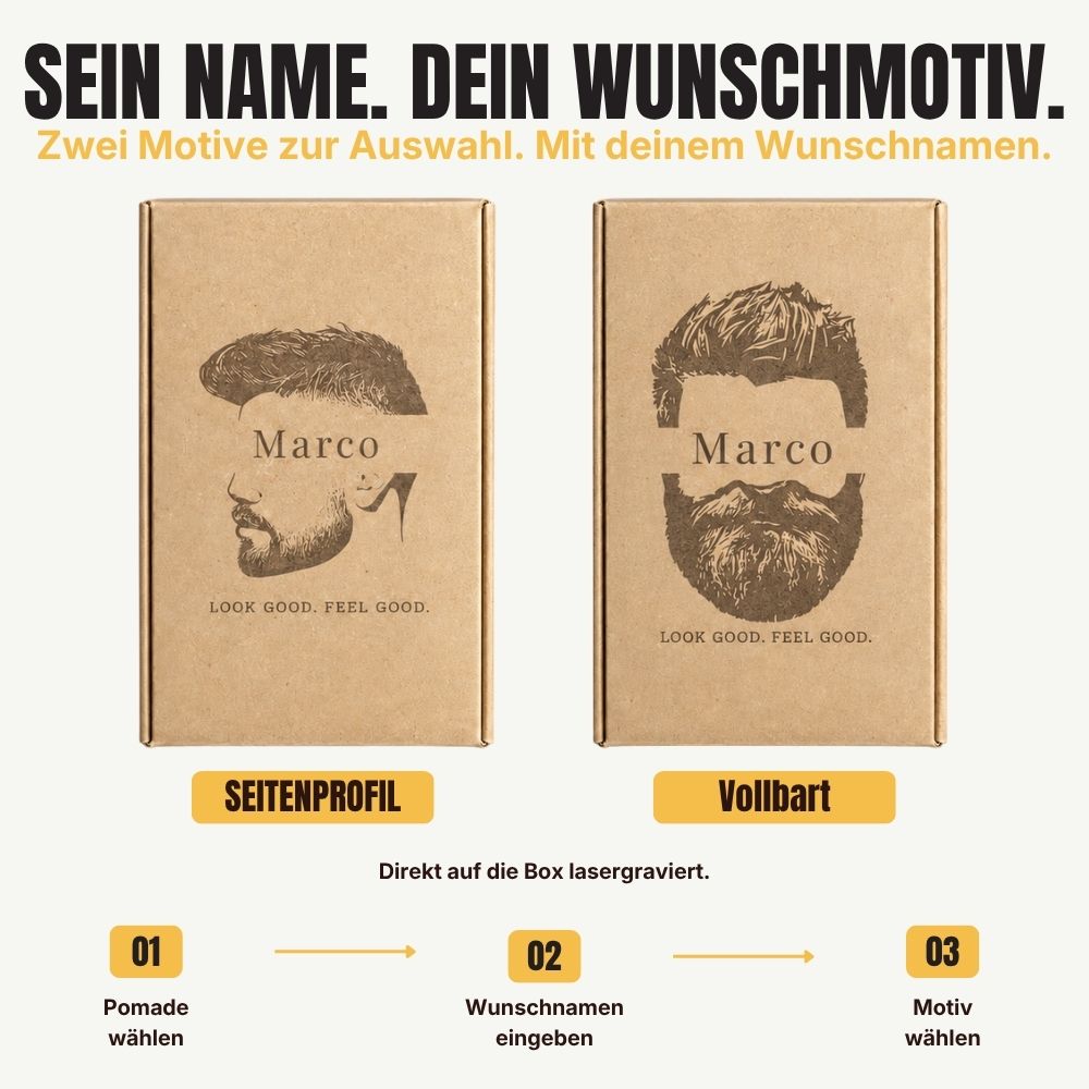 Reuzel Geschenkset personalisiert – Grooming Tonic & Pomade nach Wahl