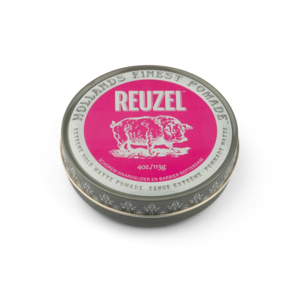 Reuzel Pink Extreme Hold Matte Pomade 113g