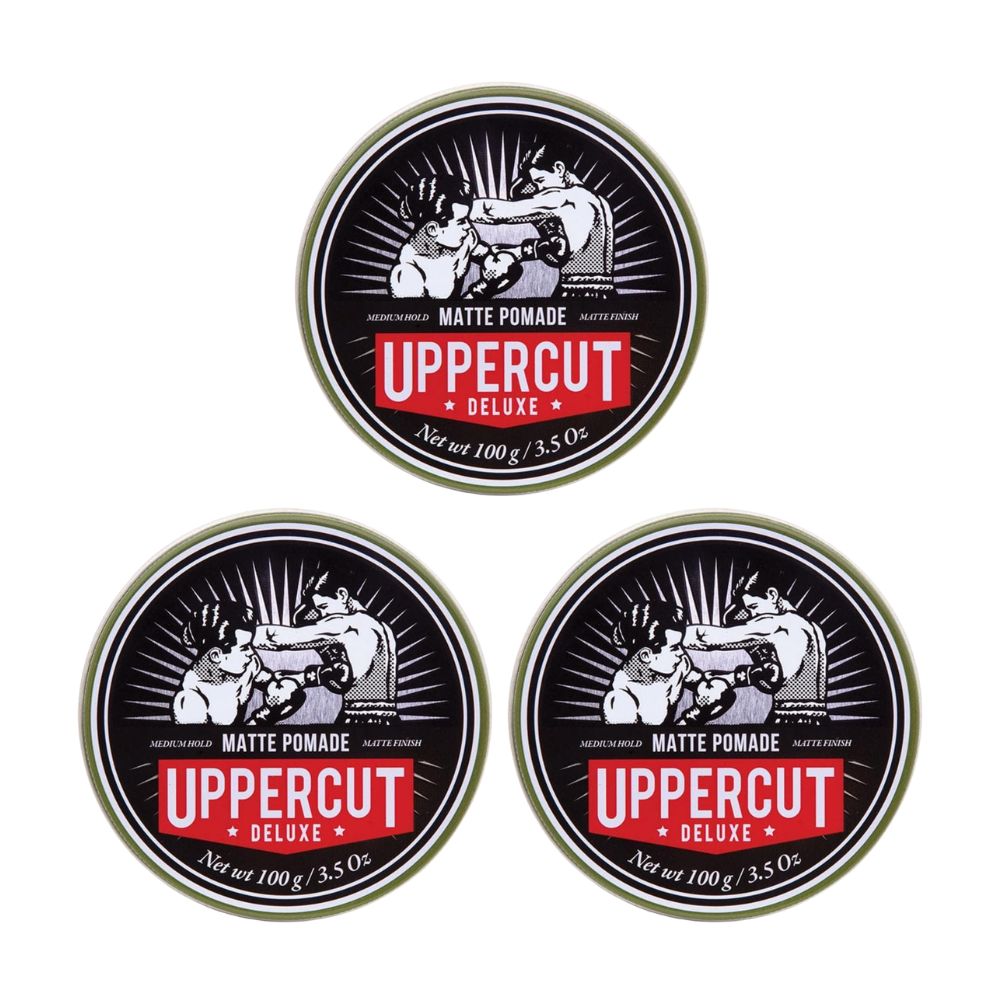 Uppercut Deluxe - Matte Pomade 100g – 2er & 3er Set