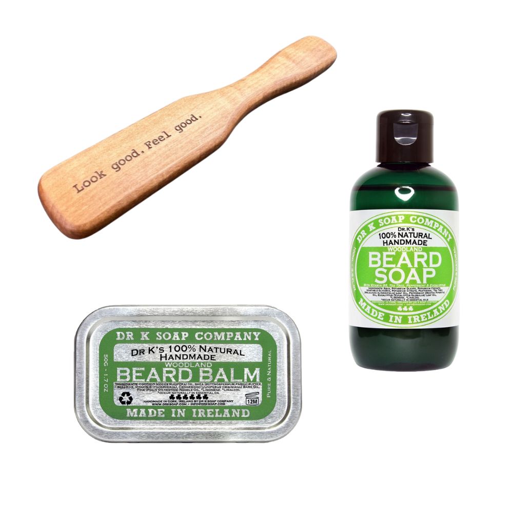 DR K SOAP COMPANY Bartpflegeset Woodland mit Bartbürste
