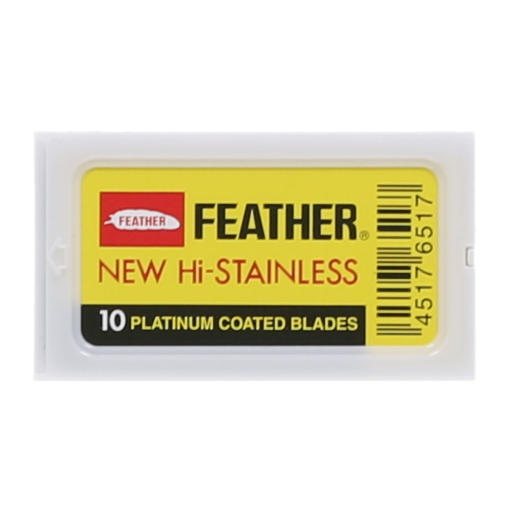 Feather New Hi-Stainless Double Edge Rasierklingen (10 Stk.)-The Man Himself