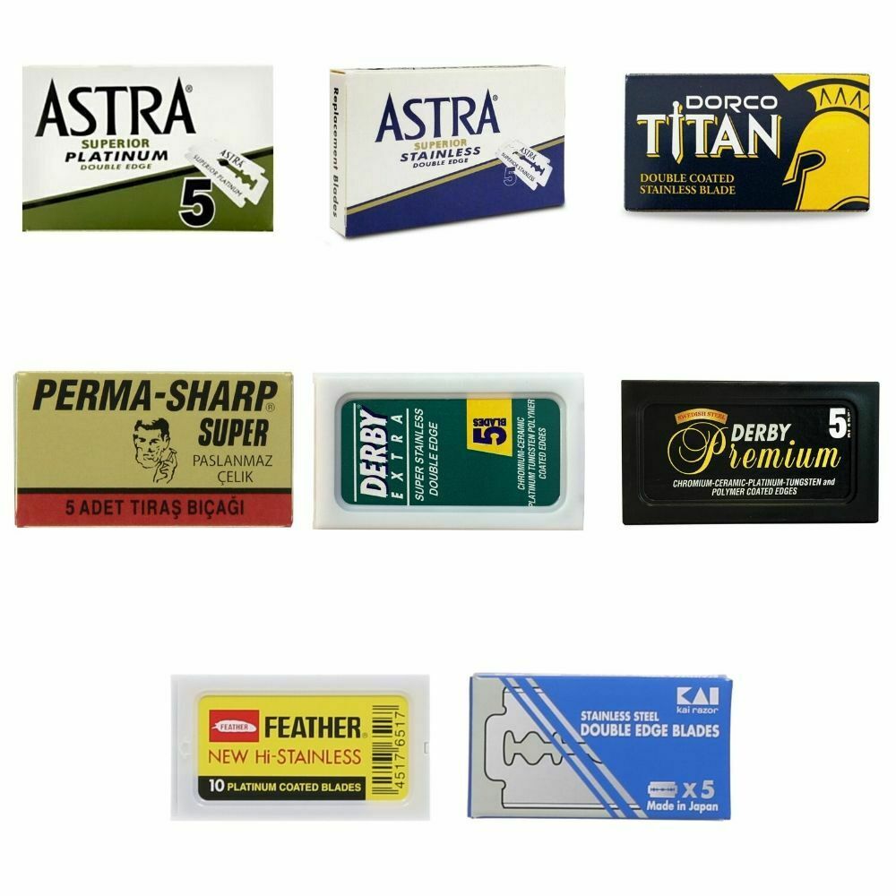 Double Edge Razor Blades Sample Kit
