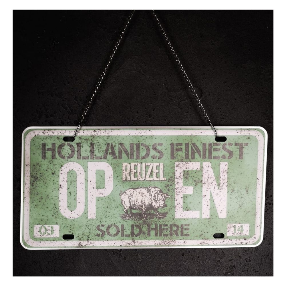 Reuzel Open/Closed Türschild