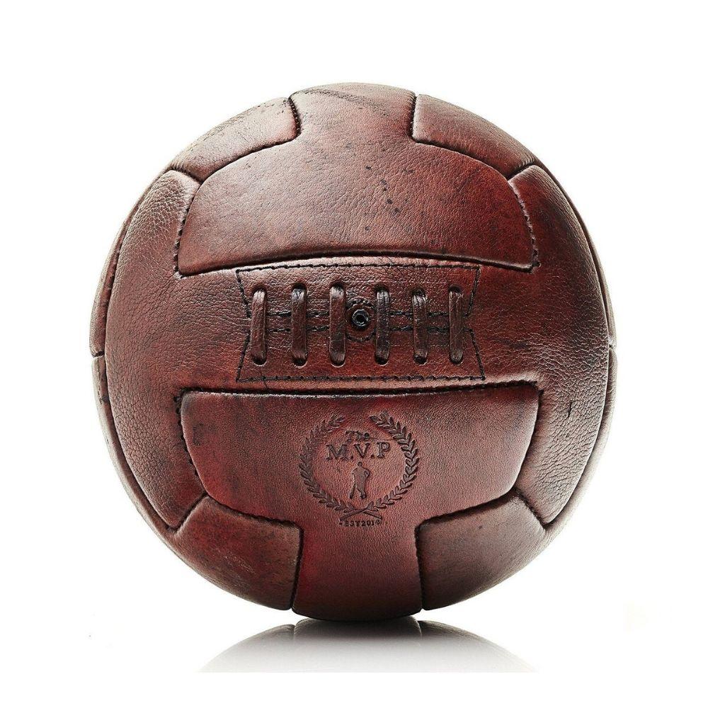 RETRO Heritage - Brauner Vintage Leder-Fußball - The Man Himself