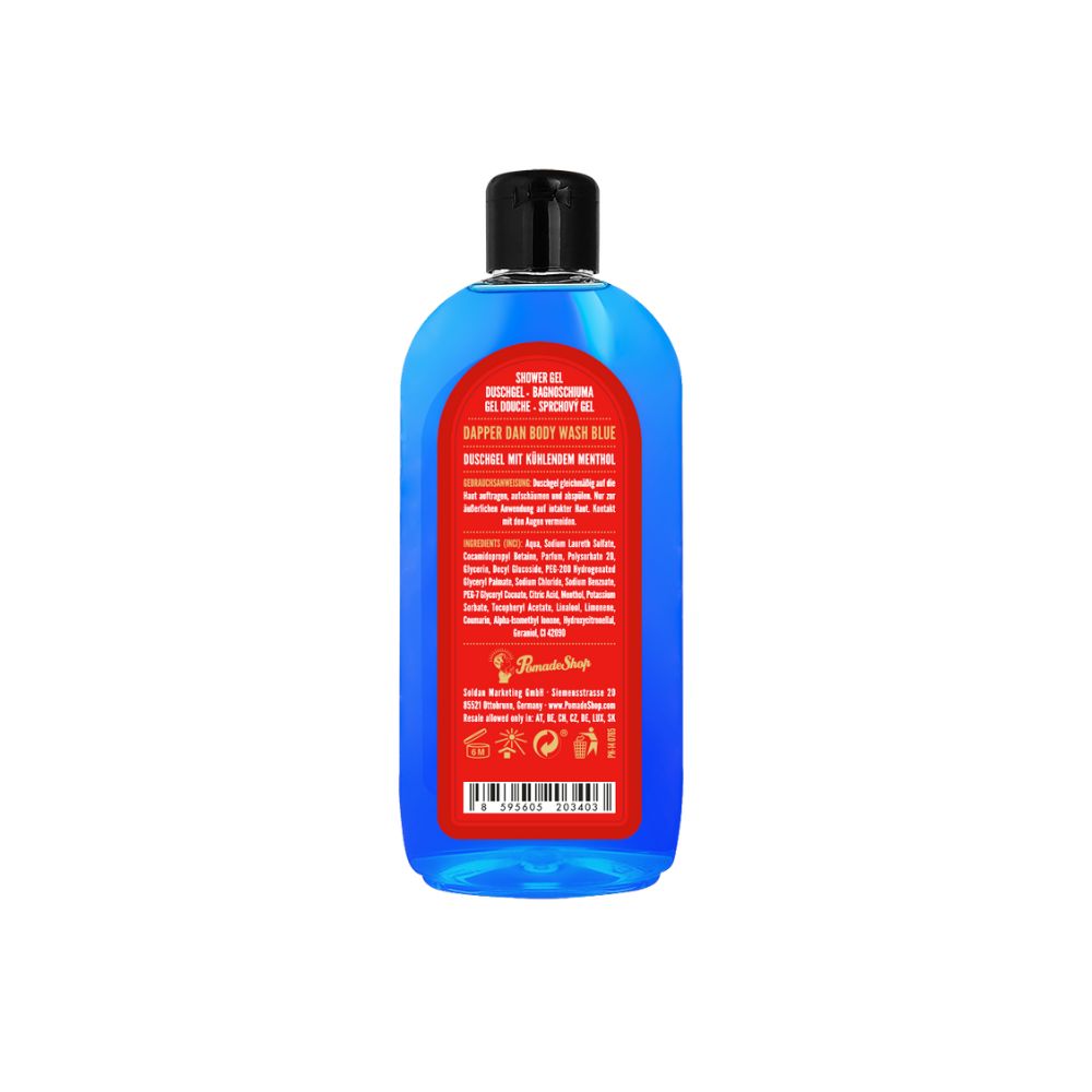 DAPPER DAN Body Wash Blue 250 ml - Shampoo & Duschgel