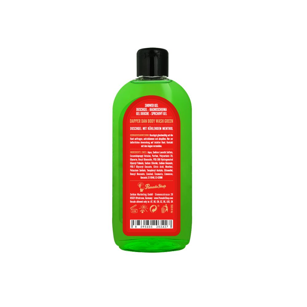 DAPPER DAN Body Wash Green 250 ml - Shampoo & Duschgel