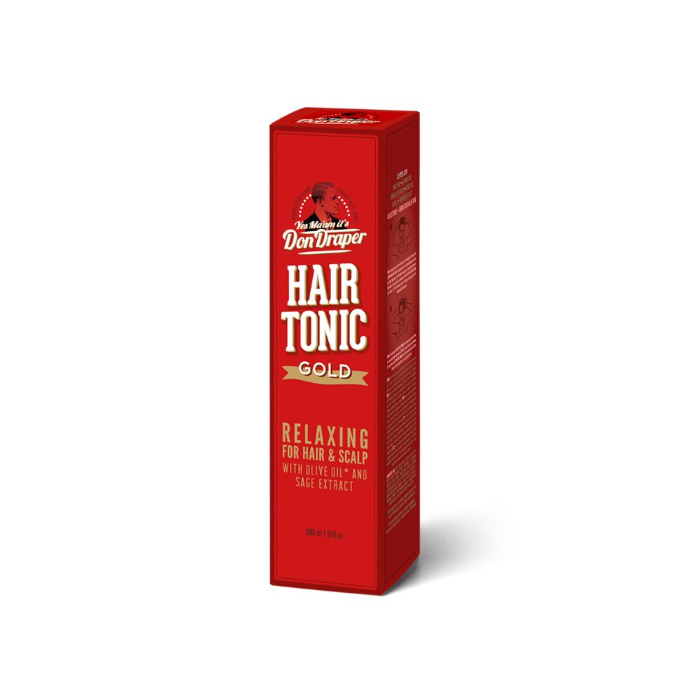 Don Draper Hair Tonic Gold 500ml - mit Öl