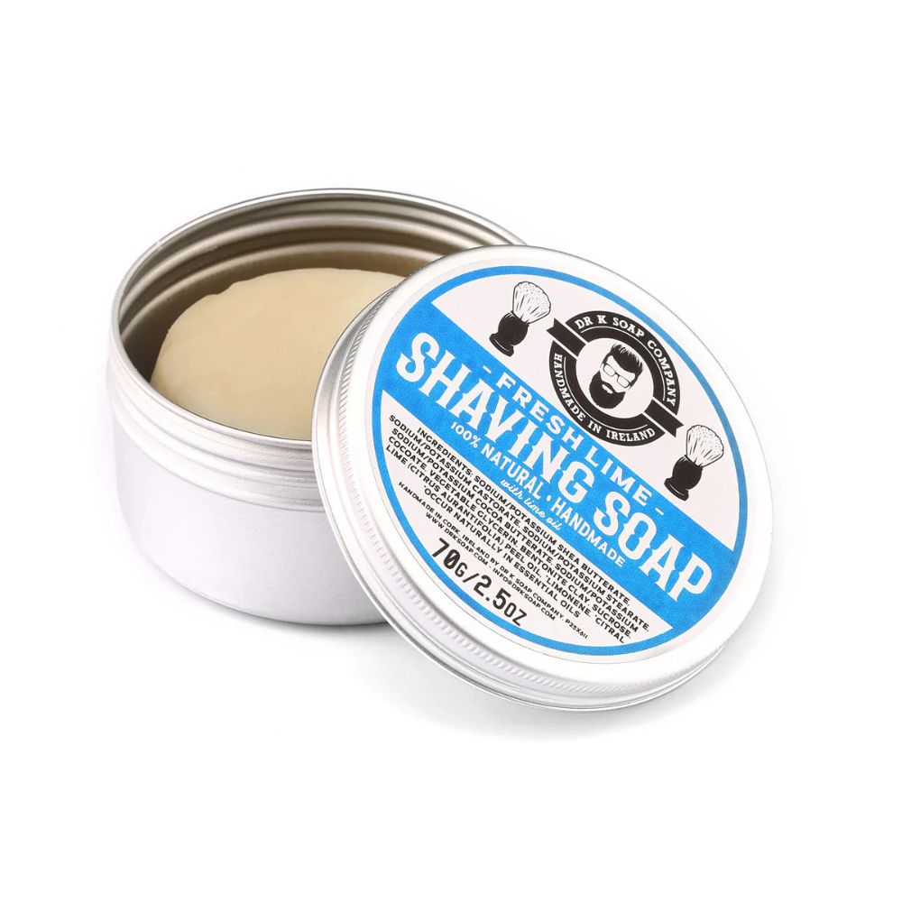 Dr K Soap Company Shaving Soap Fresh Lime 70 g - Rasierseife