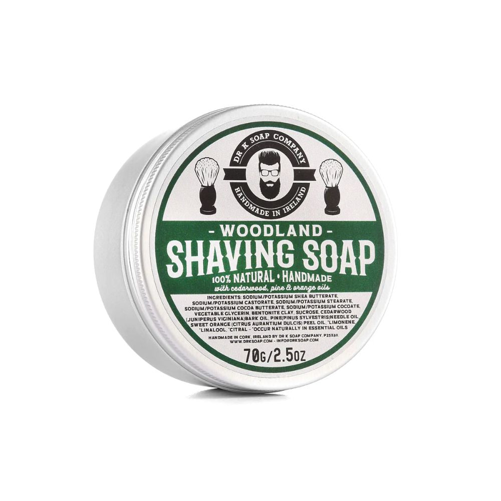 Dr K Soap Company Shaving Soap Woodland 70 g - Rasierseife