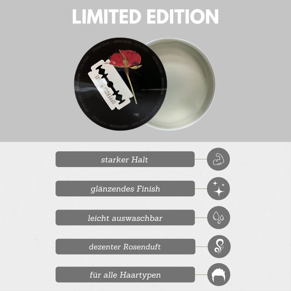 Uppercut Deluxe - Deluxe Pomade RESIN & ROSE LIMITED EDITION 100g