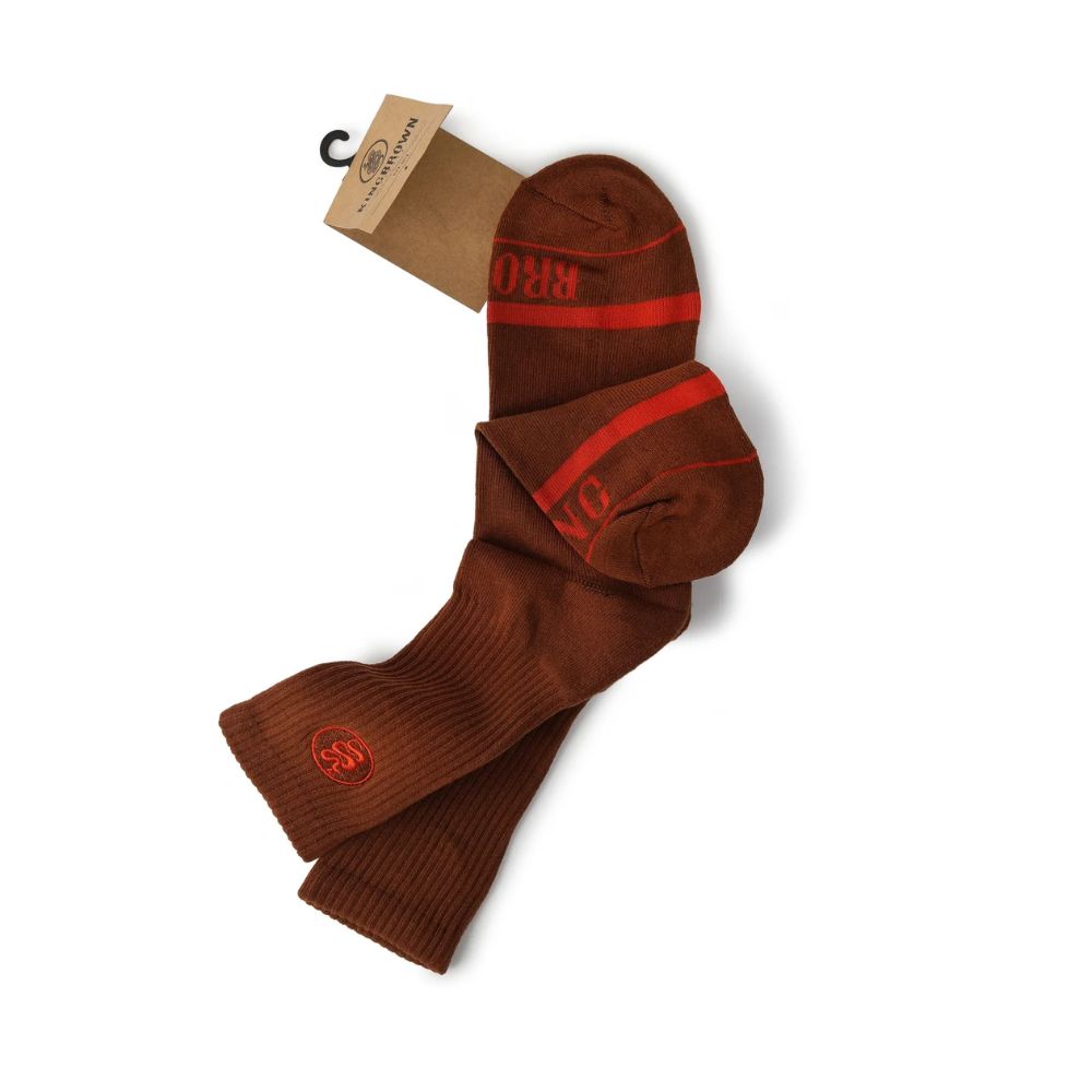 King Brown Vintage Brown Sports Socks – Sportsocken Braun