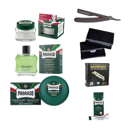 Proraso Nassrasur-Set (7-tlg.) grün