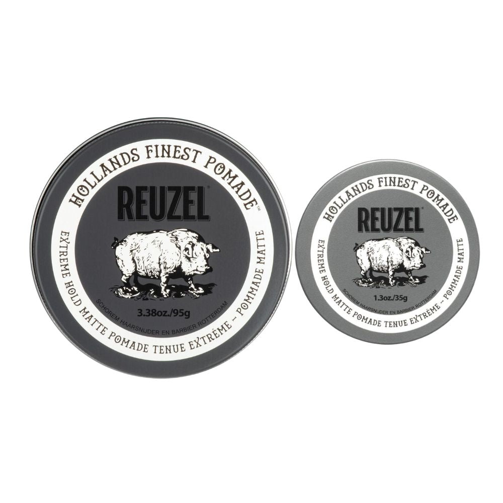 Reuzel 2er-Set - Extreme Hold Matte Pomade (95g + 35g)