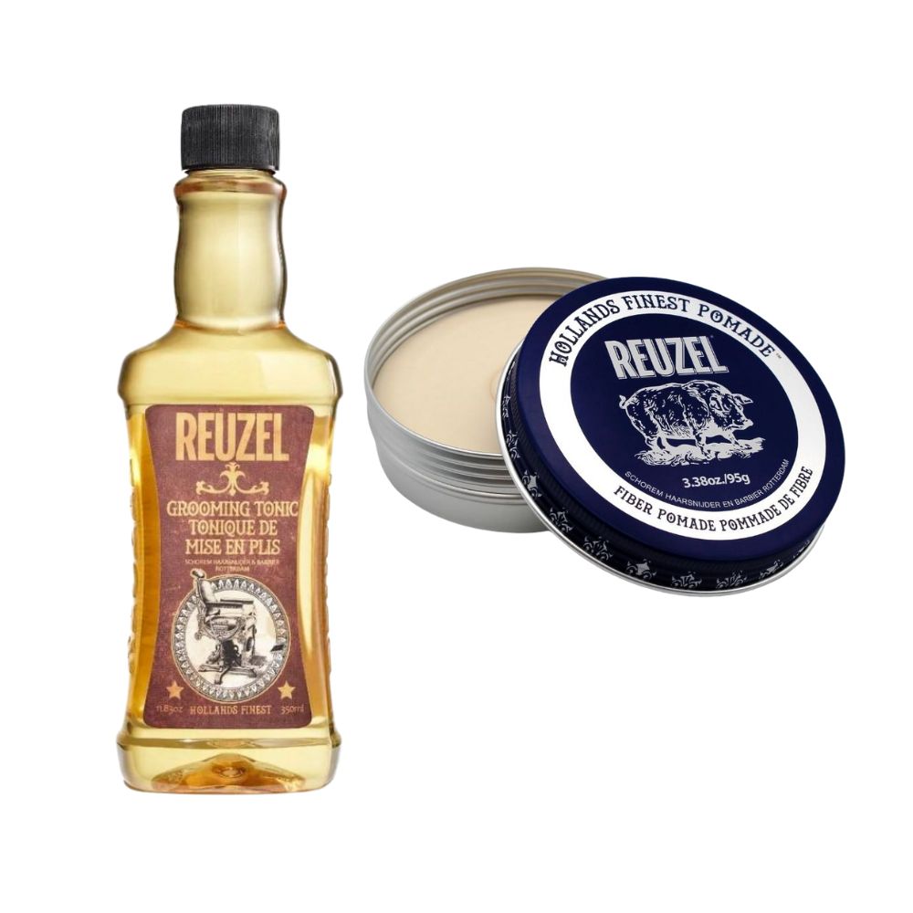 Reuzel Haarstyling Set - Pomade & Grooming Tonic