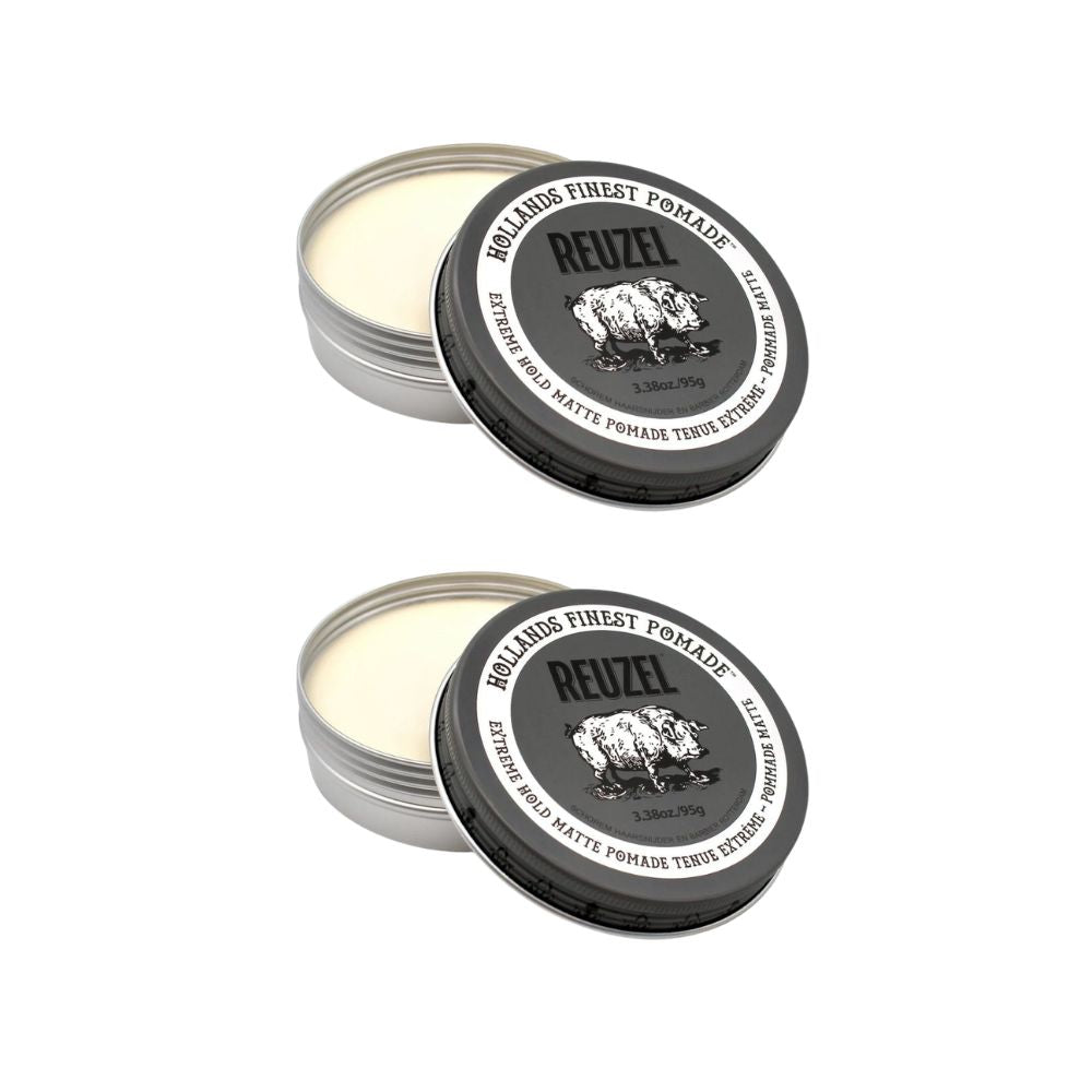 Reuzel Extreme Hold Matte Pomade 95g – 2er & 3er Set