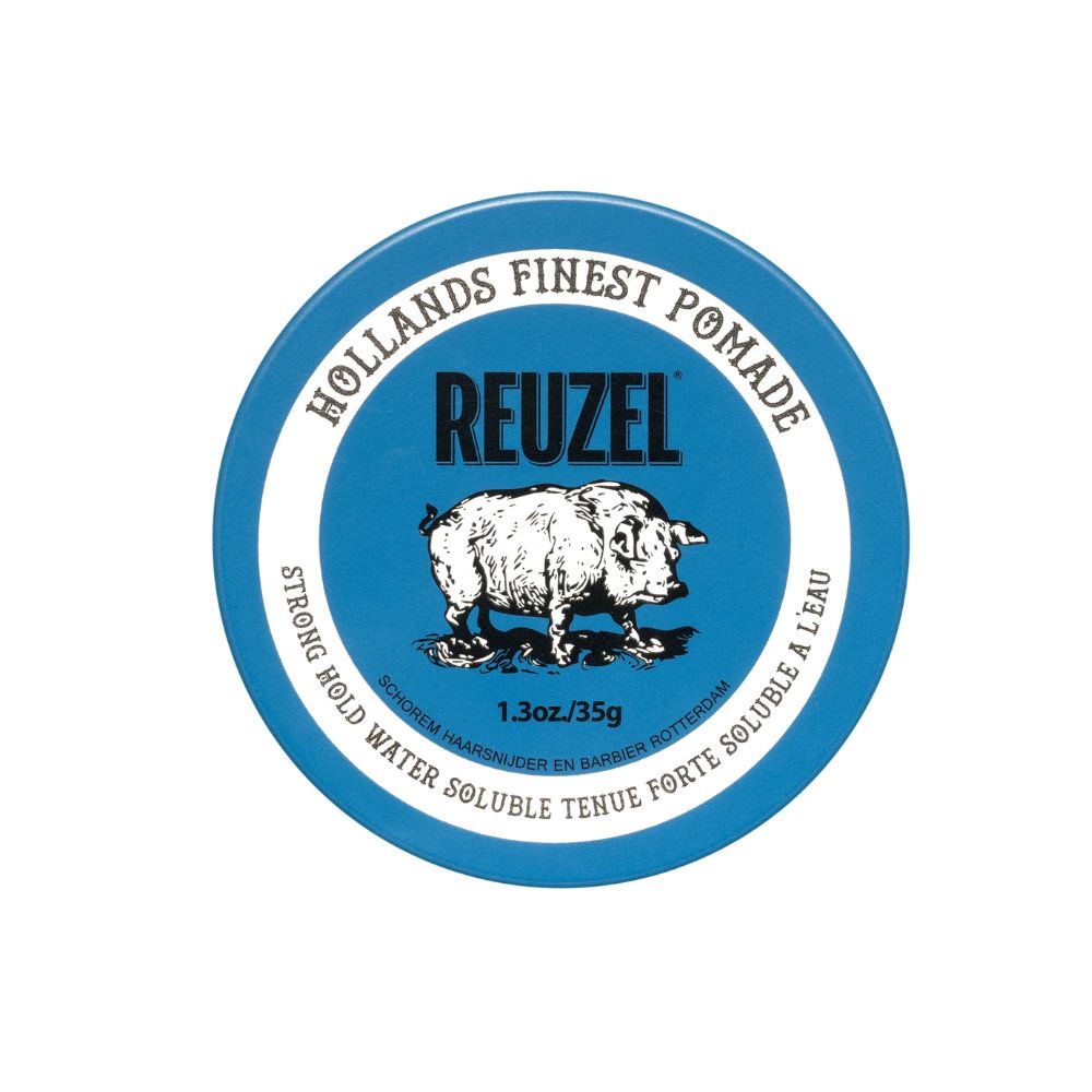 Reuzel Pomade Blau/Blue - Strong Hold Water Soluble High Sheen (Small 35g)
