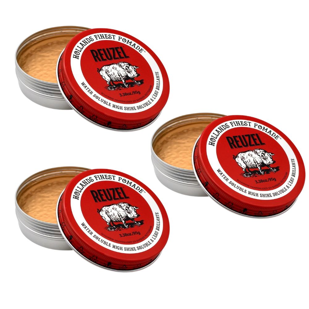 Reuzel Pomade Red - Red Water Soluble High Sheen 95g