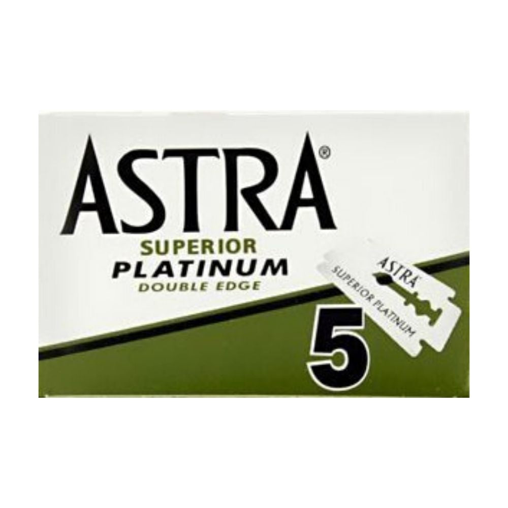 Astra Superior Platinum Green Double Edge Rasierklingen (5 Stk.)-The Man Himself