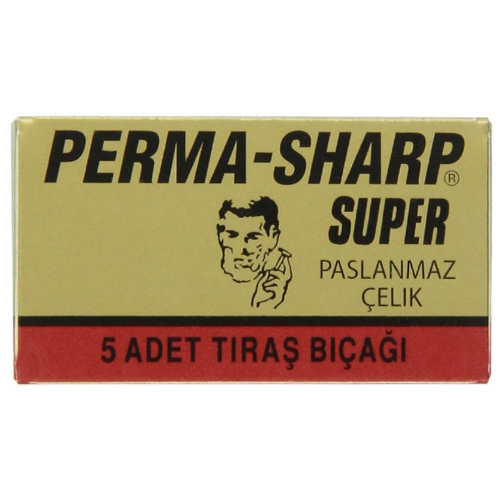Perma-Sharp Super Double Edge Rasierklingen (5 Stk.)-The Man Himself