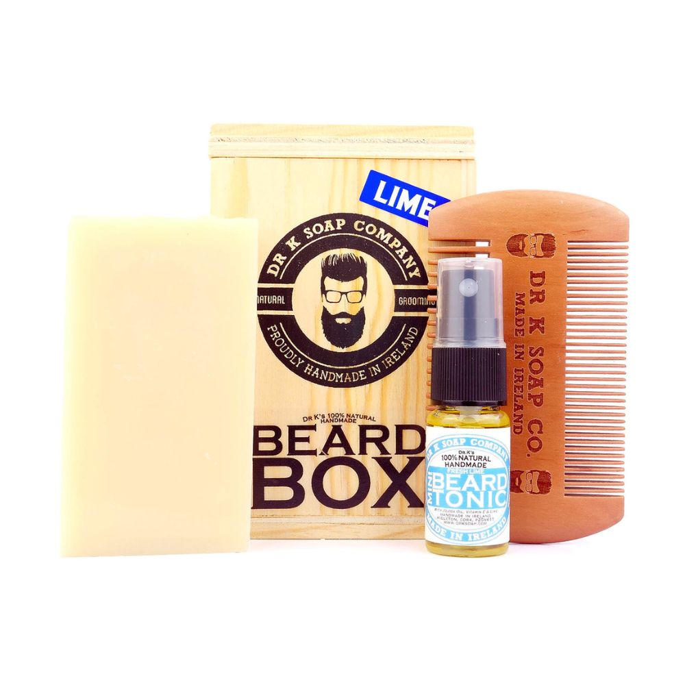 Laden Sie das Bild in den Galerie-Viewer, Dr K Soap Company Beard Box - Fresh Lime
