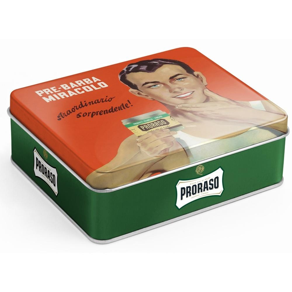 Proraso Vintage Selection Gino X3 Green Refresh - Rasierset-The Man Himself