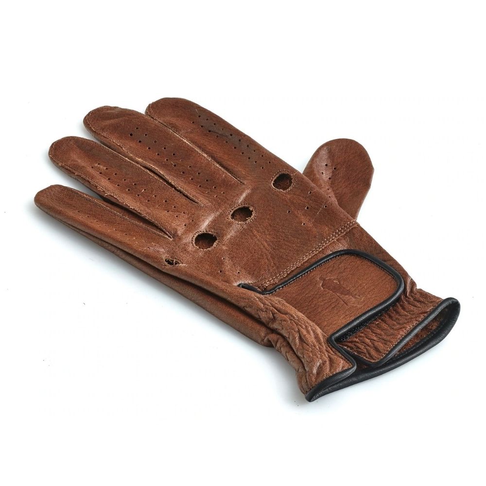 PRO Heritage - Braune Golfhandschuhe aus Leder
