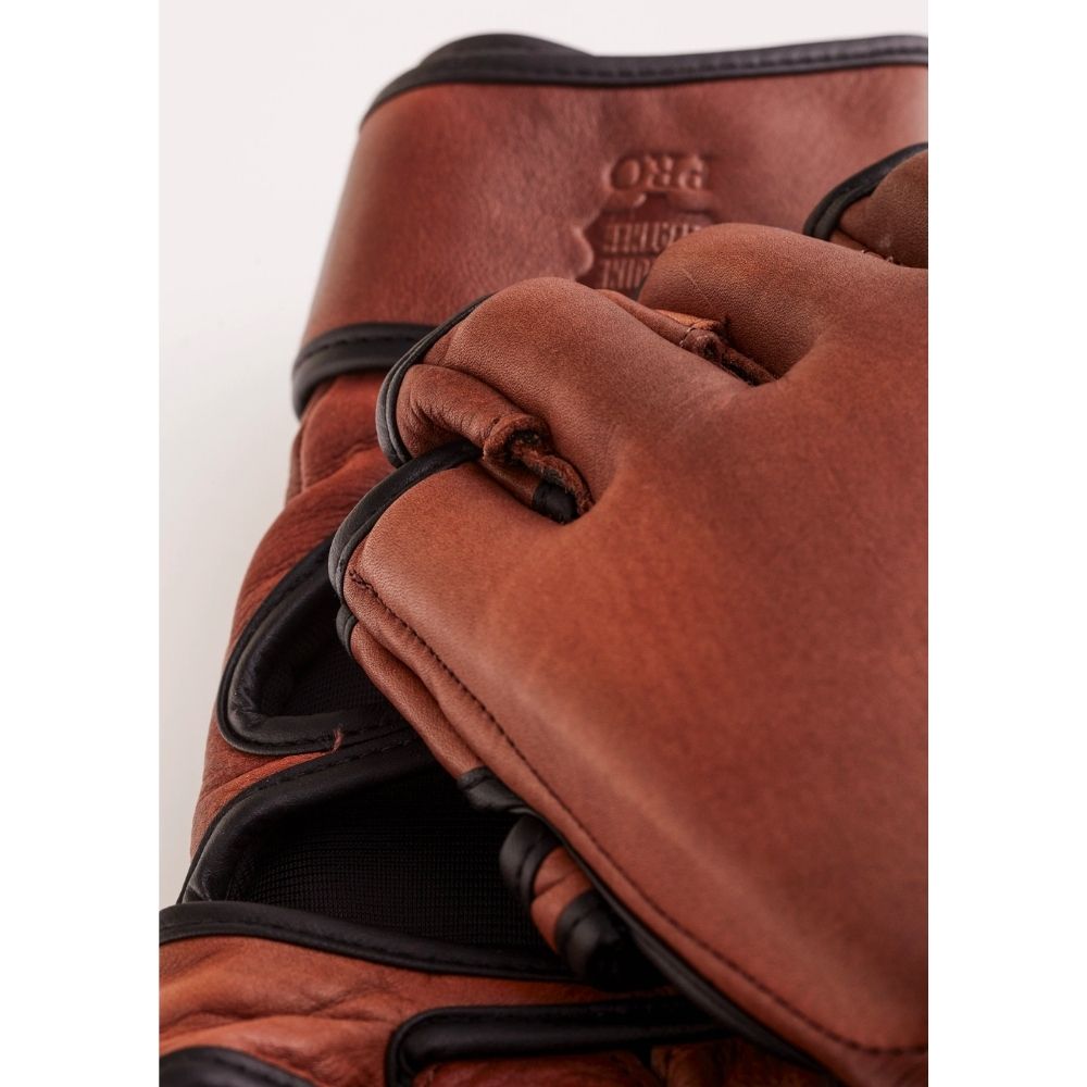 RETRO Heritage - Braune MMA Handschuhe aus Leder