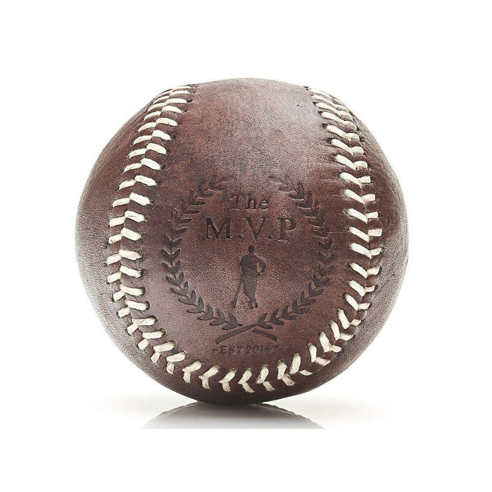 RETRO Heritage - Brauner Vintage Leder-Baseball