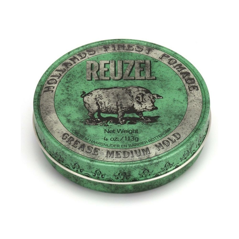 Reuzel Pomade Green - Grease Medium Hold (Regular 113g)