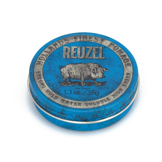 Reuzel Pomade Blue - Strong Hold Water Soluble High Sheen (Small 35g)