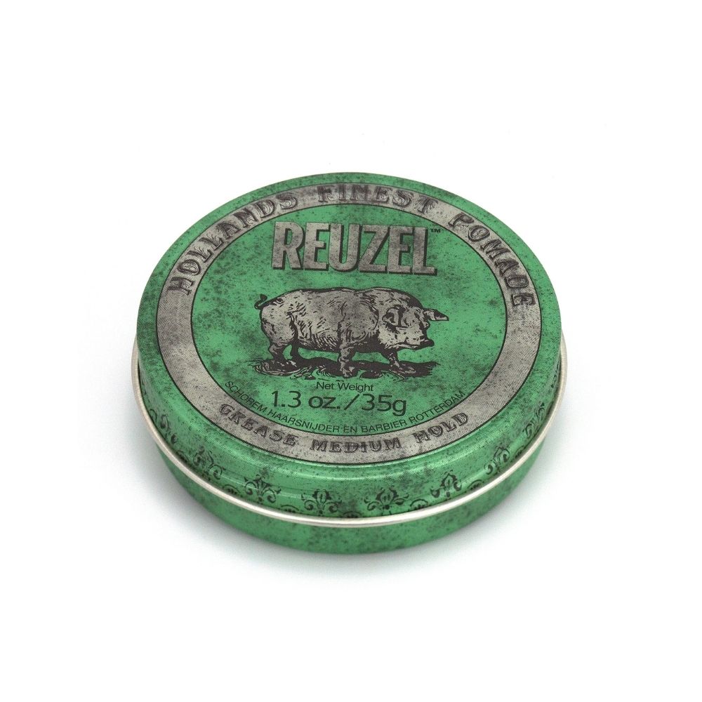 Reuzel Pomade Green - Grease Medium Hold (Small 35g)