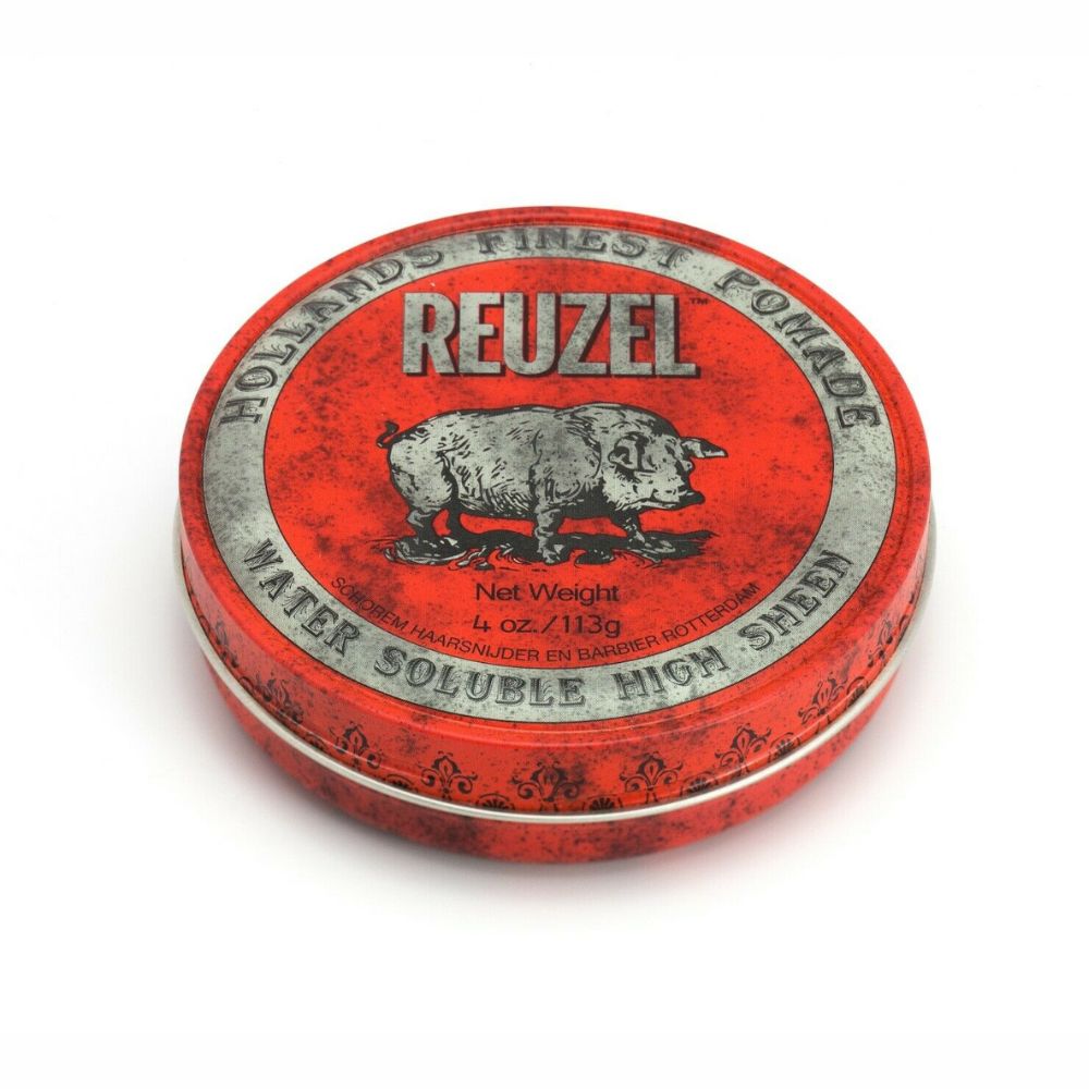 Reuzel Pomade Red - Water Soluble High Sheen (Regular 113g)