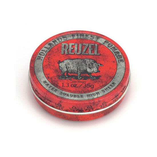 Reuzel Pomade Red - Water Soluble High Sheen (Small 35g)