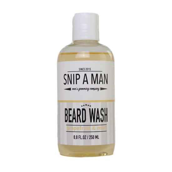 Load image into Gallery viewer, SNIP A MAN Beard Wash Grapefruit &amp;amp; Mint - Bartshampoo-The Man Himself
