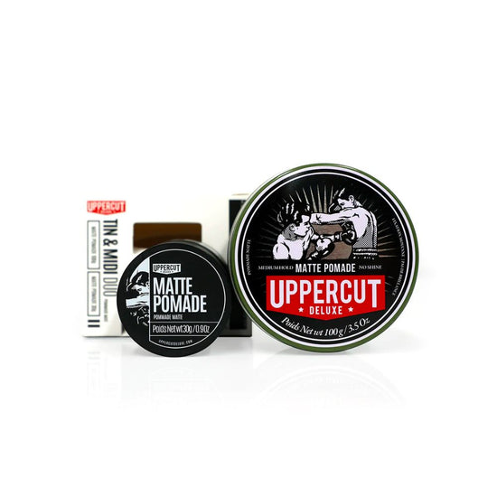 Uppercut Deluxe - Matte Pomade Tin & Midi Duo