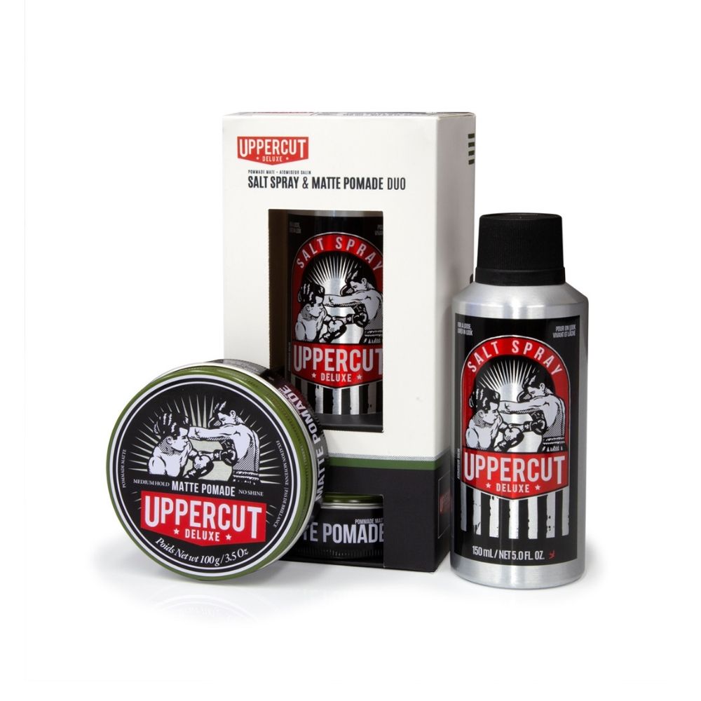 Uppercut Deluxe - Matte Pomade and Salt Spray Duo