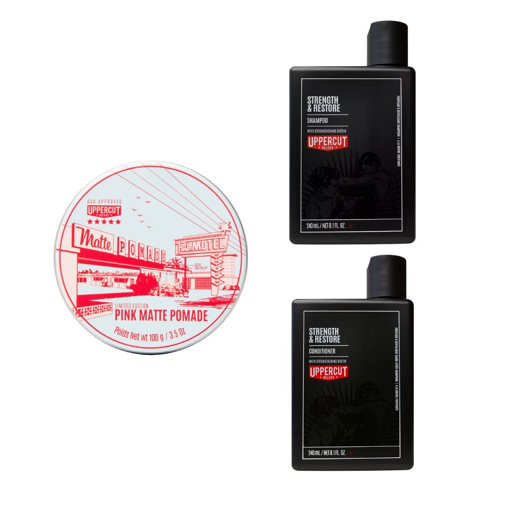 Uppercut Deluxe - Pomade, Shampoo & Conditioner Bundle | verschiedene Sets