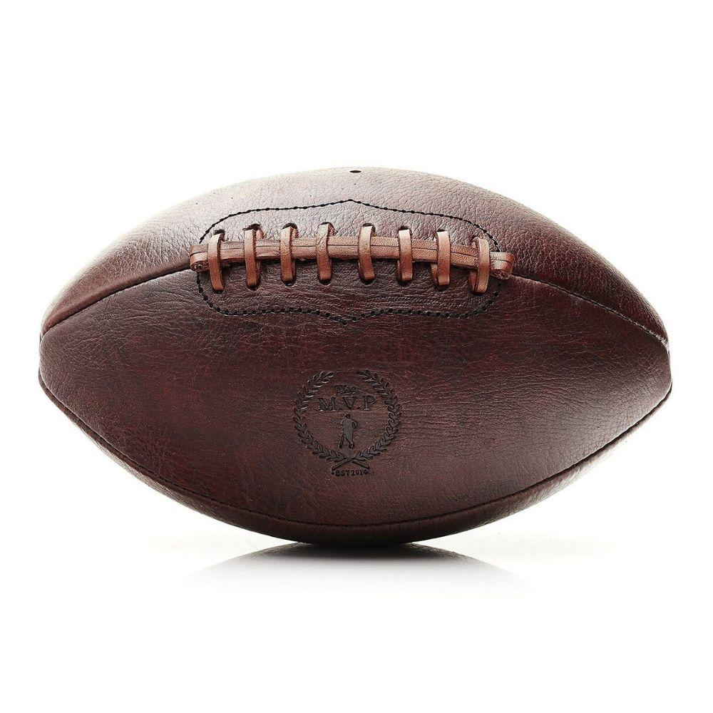 RETRO Heritage - Brauner Vintage Leder-Football